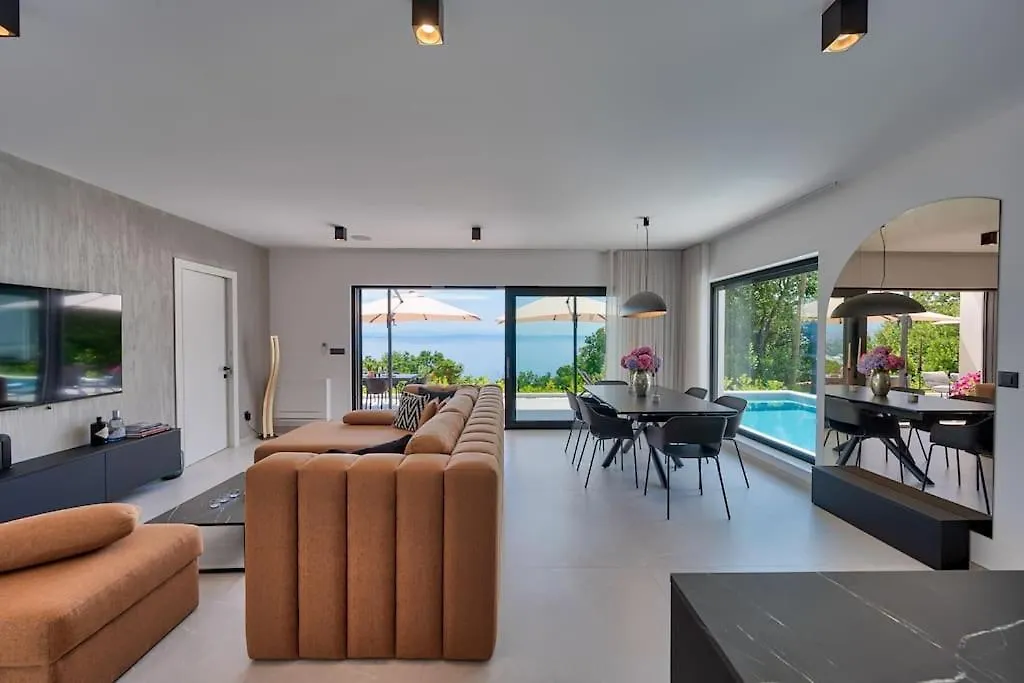 Casa Marta With Pool And Sea View Villa Opatija Croatia
