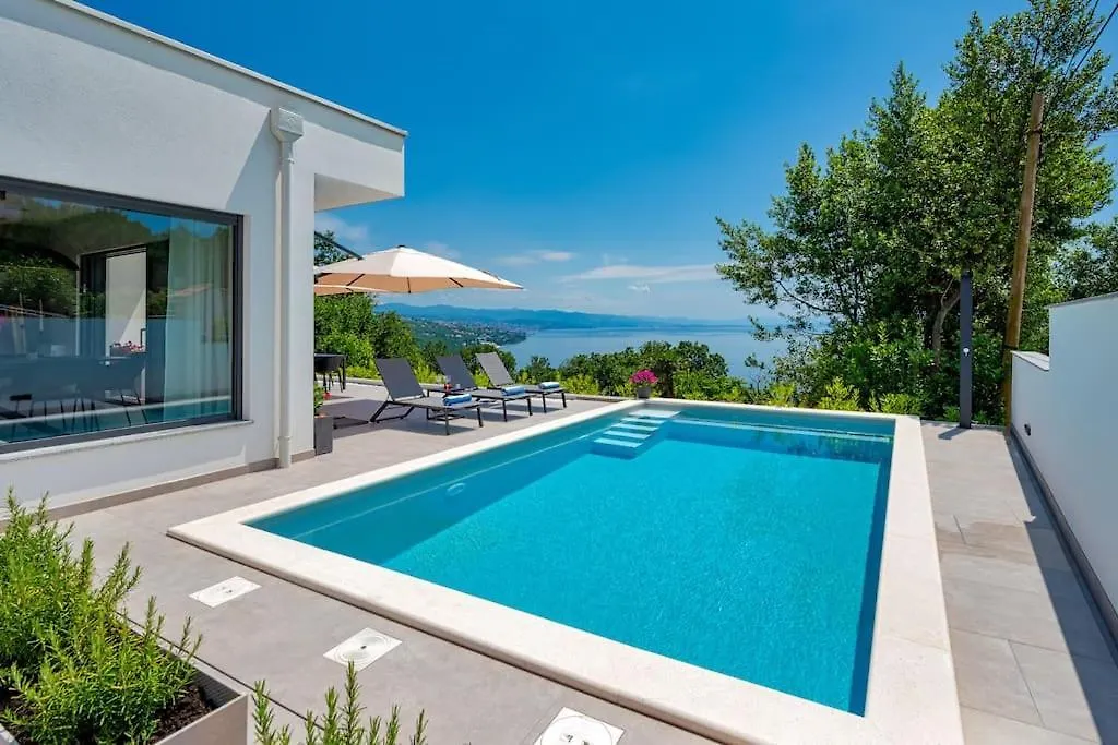 Casa Marta With Pool And Sea View Villa Opatija 0*,