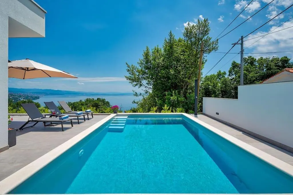 Casa Marta With Pool And Sea View Villa Opatija